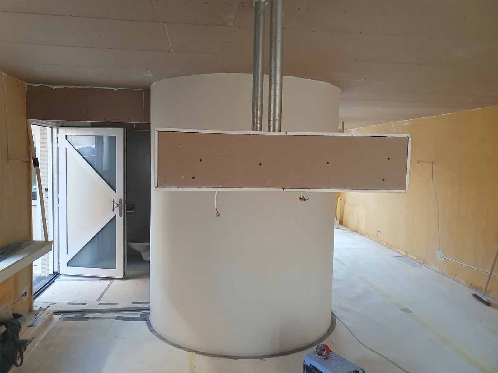 Stukwerk lichtbak bouwen